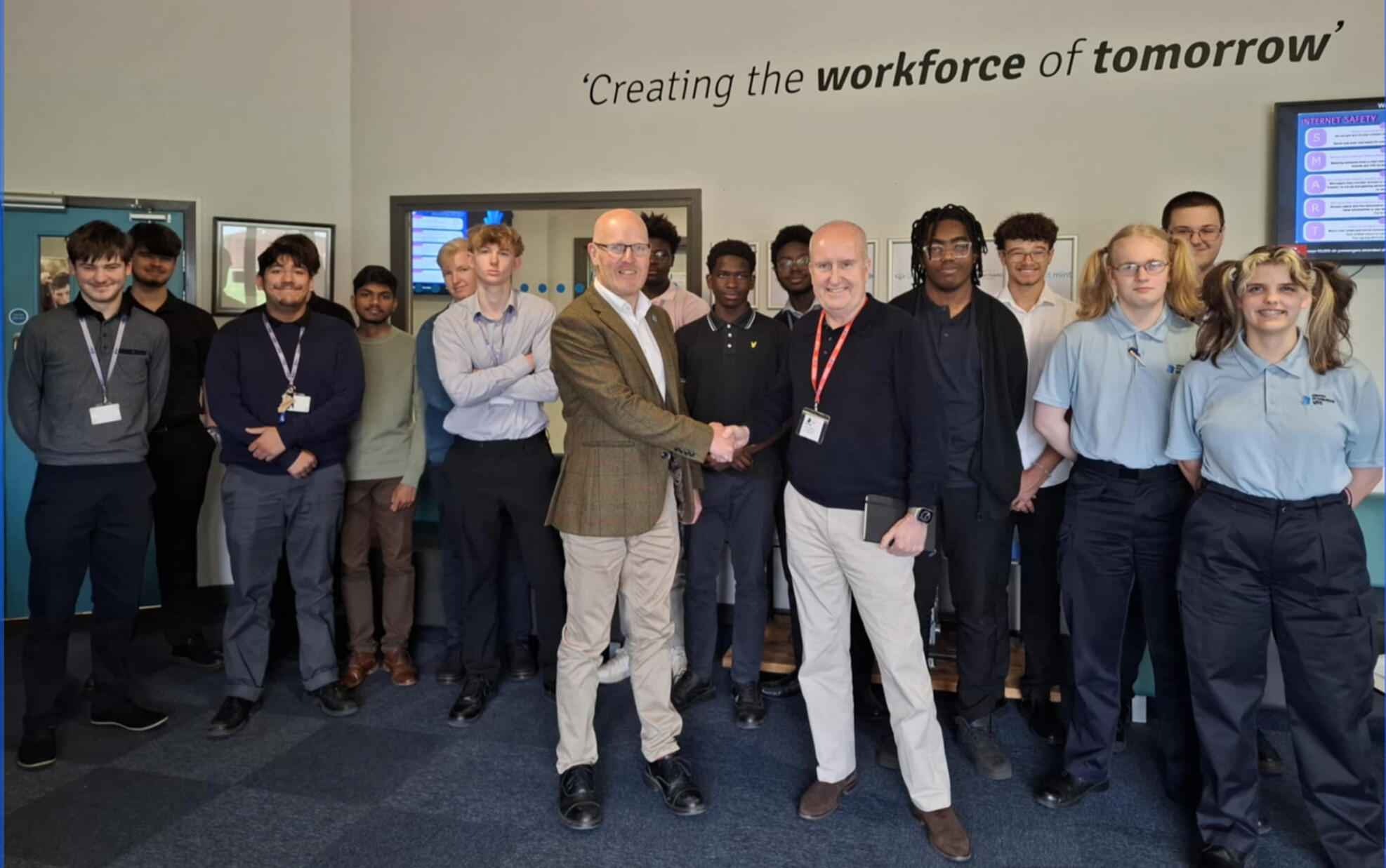 Greater Peterborough University Technical College (UTC) students presentation workshops